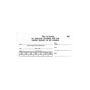 Offering Envelopes (6-Point Record System, Bill size)