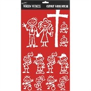 CUTOUT VINYL DECAL- WINDOW WITNESS