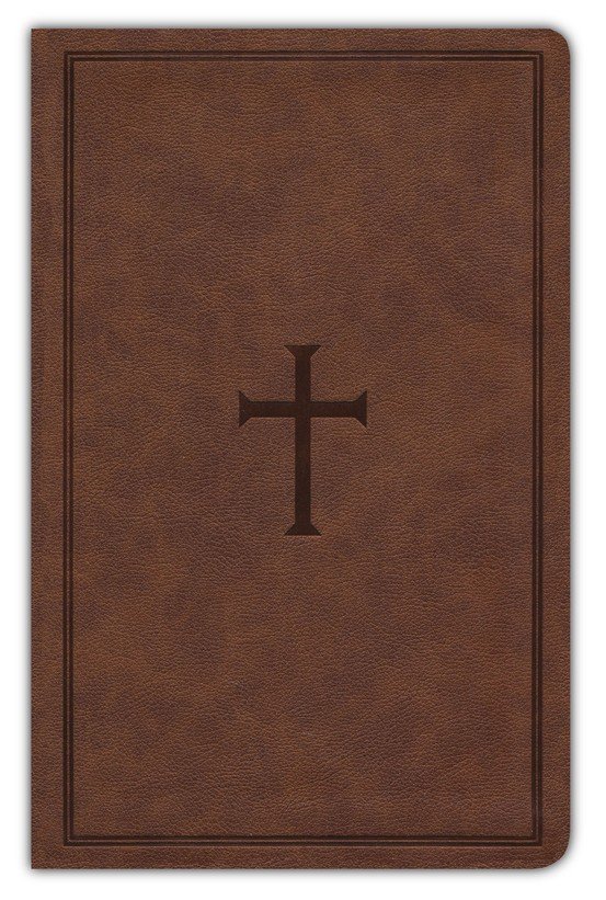 KJV, Reference Thinline Bible, Imitation Leather, Brown - Image 2