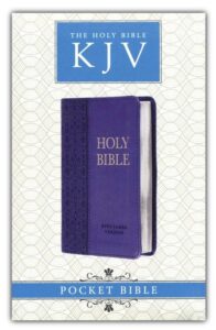 KJV, Mini Pocket Bible, Imitation Leather, Purple