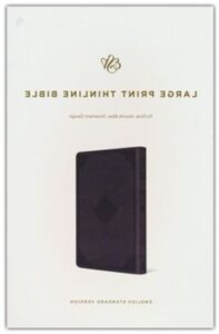 ESV, Thinline Bible, Imitation Leather, Azurite Blue, Large Print
