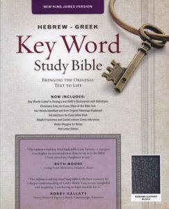 Black Indexed Hebrew Greek Study Bible