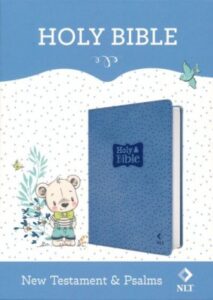 NLT, New Testament and Psalms for Boys, Imitation Leather, Blue