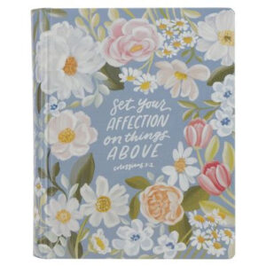 KJV, The Note Taking Bible, Hardcover, Flora Blue Floral