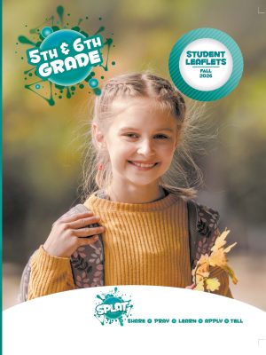 FALL26 SPLAT 5&6 GRADE STU COVER X4351 Sunday School, SPLAT, 5th & 6th Grade Students Leaflets, Fall Quarter 2026