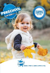 Sunday School SPLAT Preschool Student Leaflets, Fall Quarter 2026