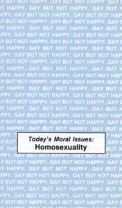 Today's Moral Issues: HOMOSEXUALITY Tract