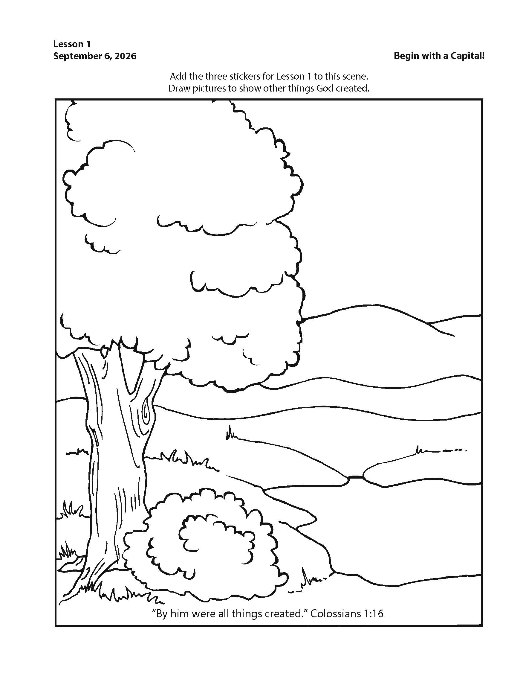 Sunday School, Bible Basics, Preschool Make & Take, Fall Quarter 2026 - Image 2