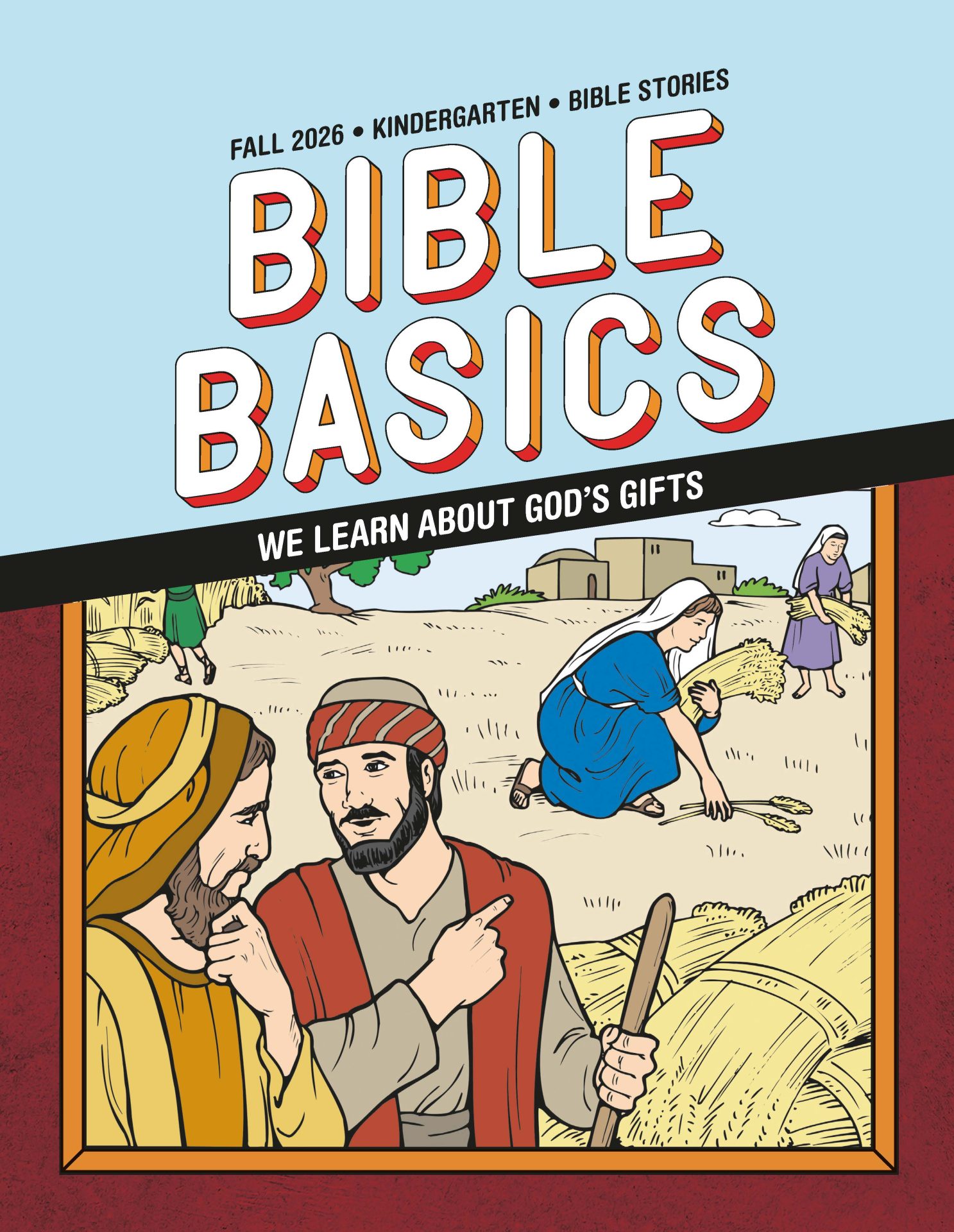 Sunday School, Bible Basics, Kindergarten Bible Stories Leaflets, Fall Quarter 2026