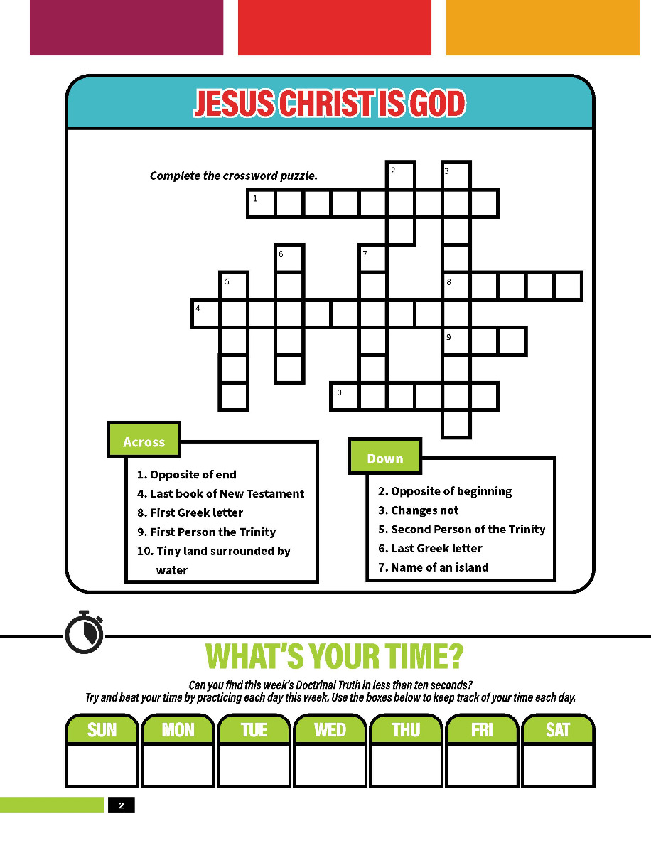 Bible Challenge, 7th-9th Grade Student Activity Leaflets, Series I - Image 3