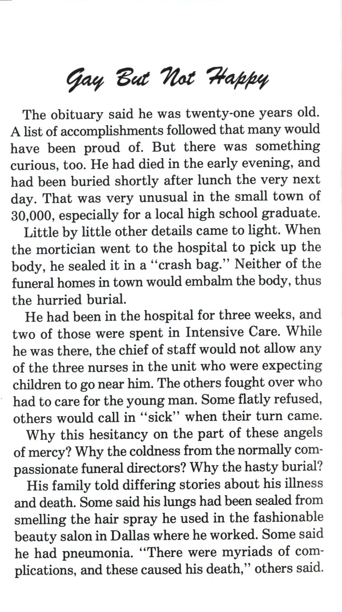 Today's Moral Issues: HOMOSEXUALITY Tract - Image 2
