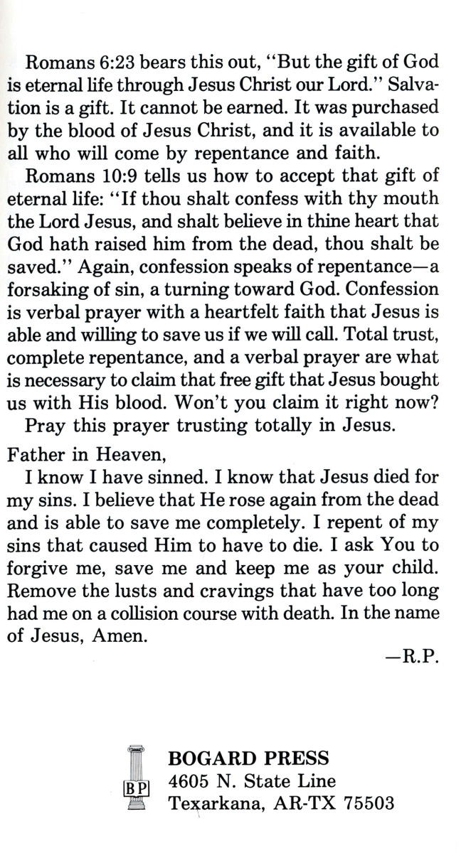 Today's Moral Issues: HOMOSEXUALITY Tract - Image 4