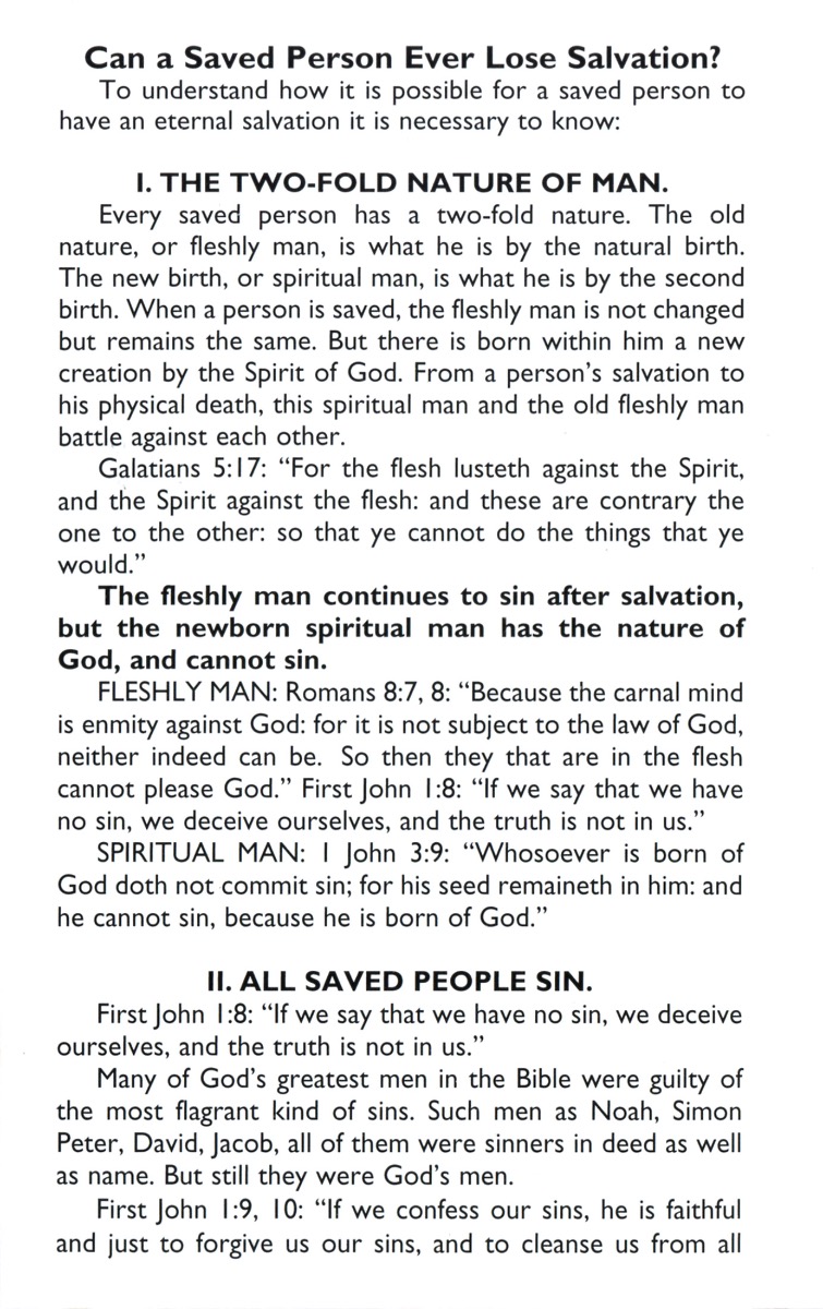 SAVED FOREVER! Tract - Image 2