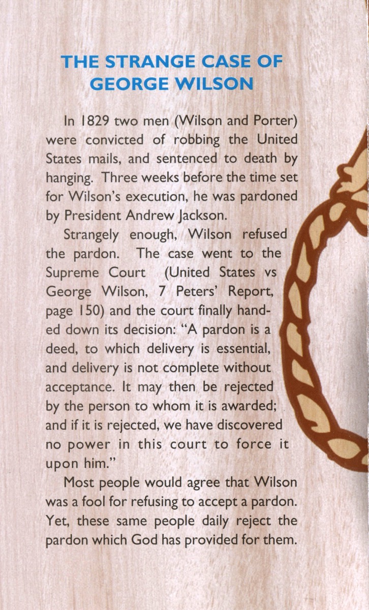 THE STRANGE CASE OF GEORGE WILSON Tract - Image 2