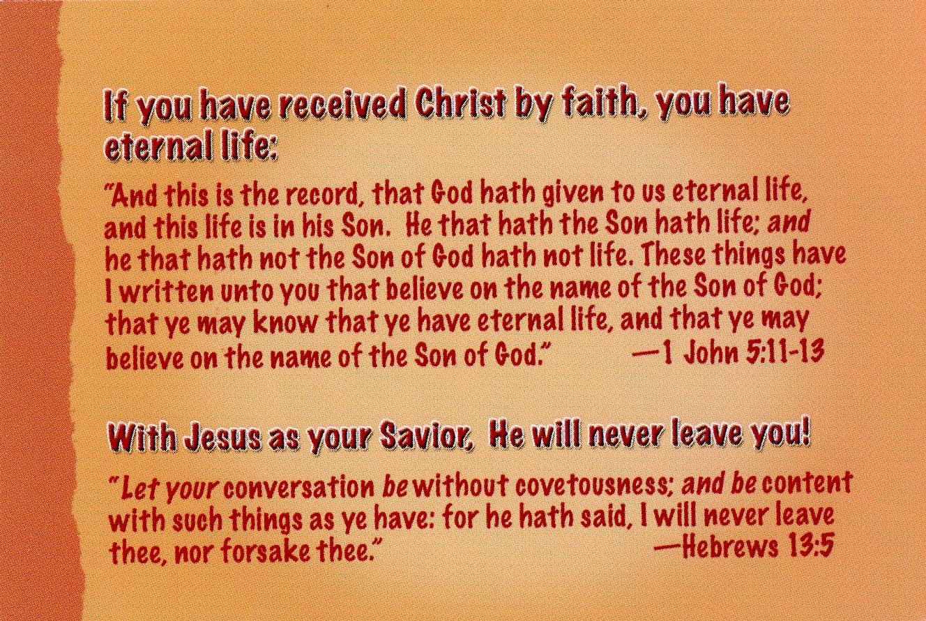 How You May RECEIVE Eternal Life and KNOW You Have It! Tract βTHE BRIDGE - Image 14