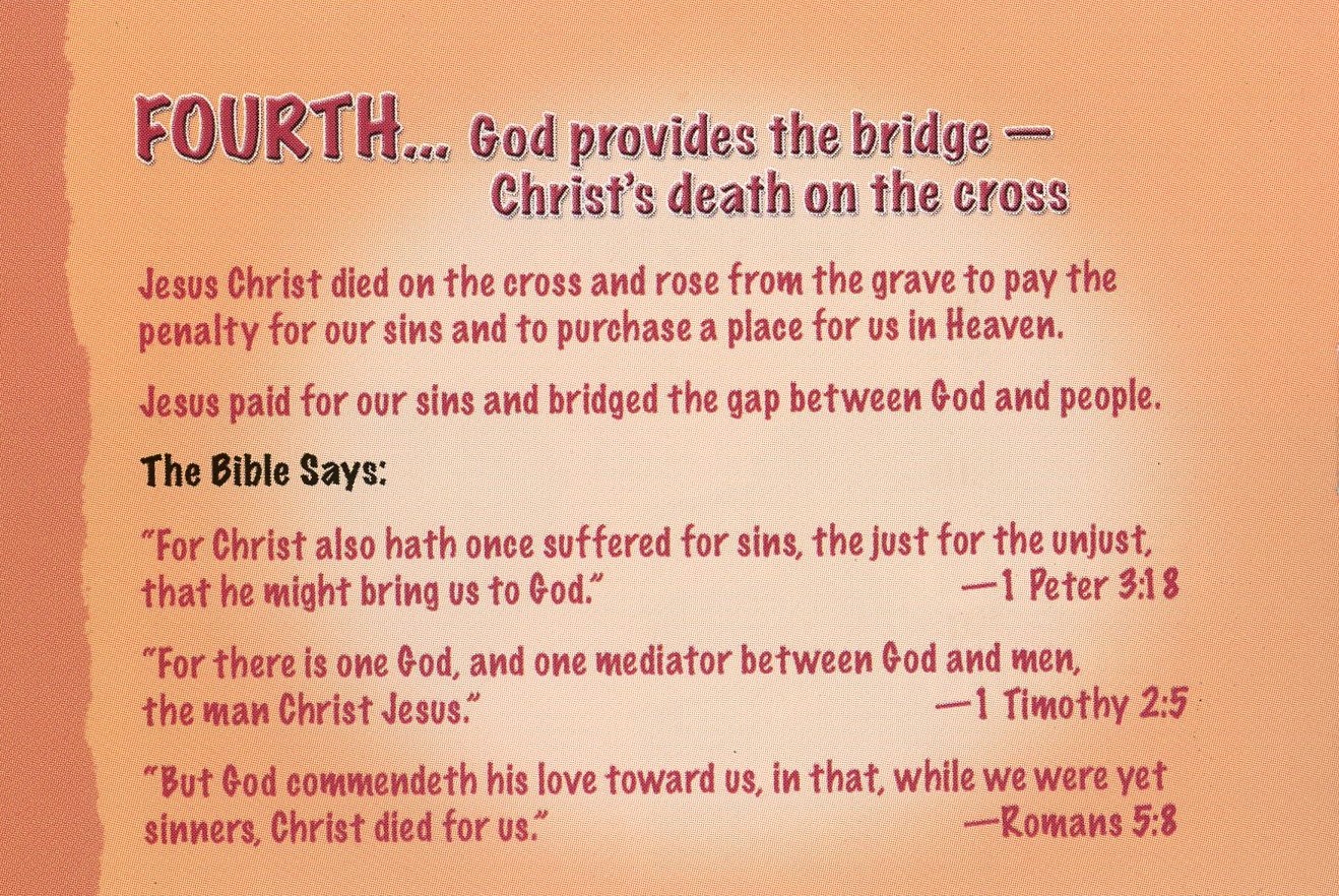 How You May RECEIVE Eternal Life and KNOW You Have It! Tract βTHE BRIDGE - Image 10