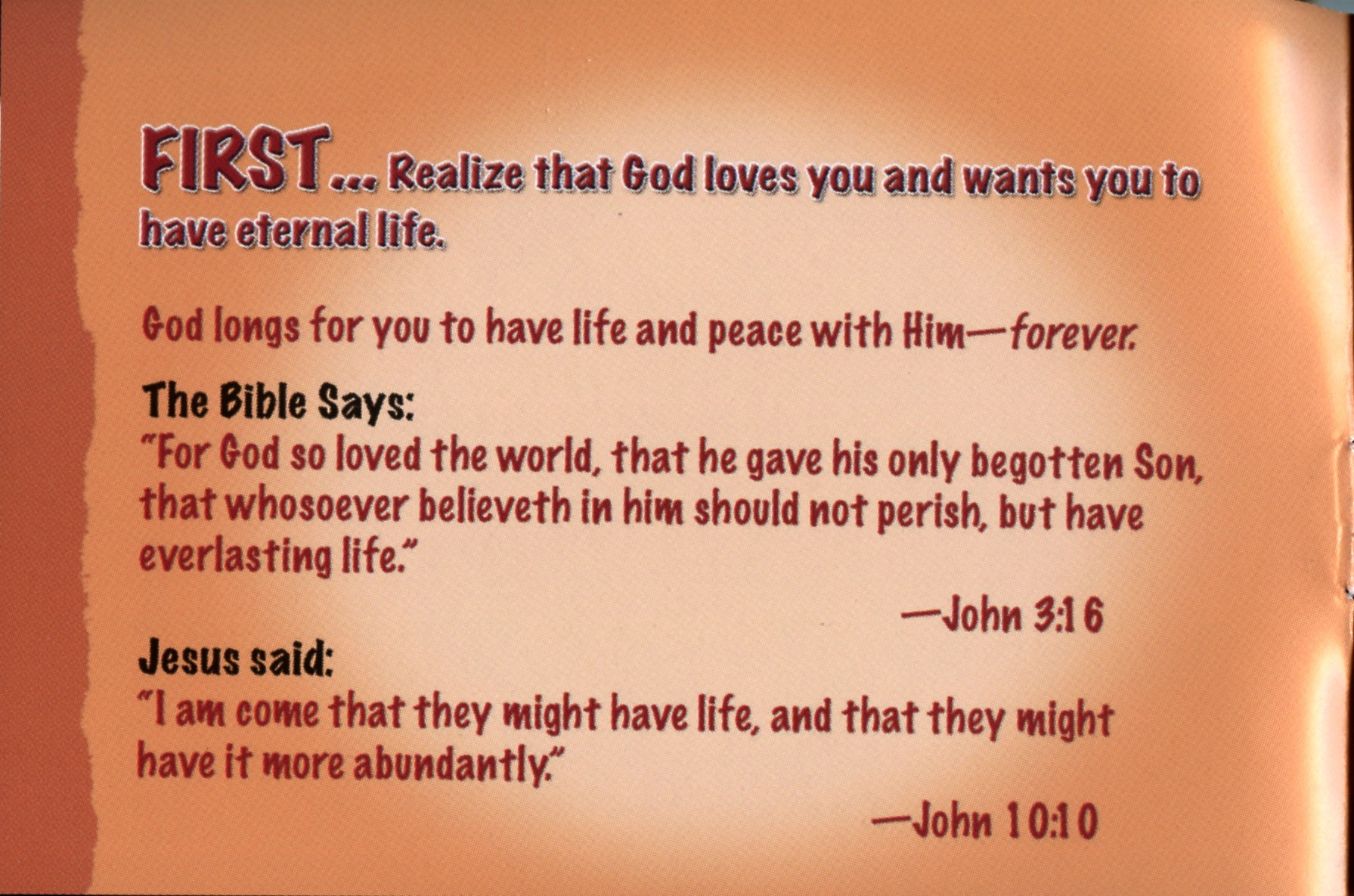 How You May RECEIVE Eternal Life and KNOW You Have It! Tract βTHE BRIDGE - Image 2