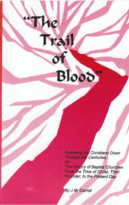 TRAIL OF BLOOD -  Large Print
