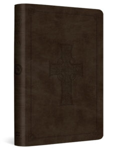 ESV, Value Compact Bible, Imi Lea, TruTone Olive with Celtic Cross Design