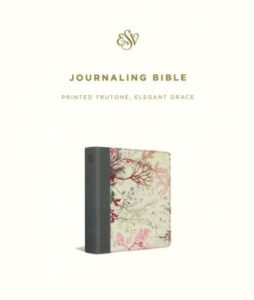 ESV, Journaling Bible, Imitation Leather, Elegant Grace Print