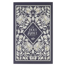 KJV, Outreach Bible, Softcover, Midnight Floral