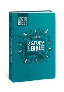 NIV, Action Study Bible for Kids, Imitation Leather, Aqua
