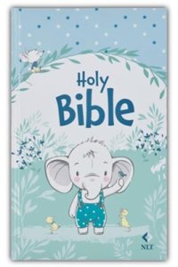 NLT, Infant Holy Bible, Hardcover, Blue