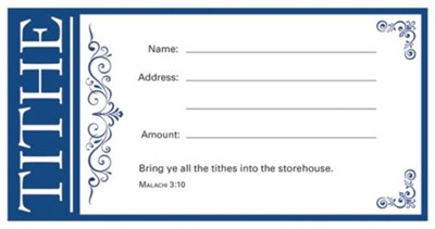 VALUE OFFERING TITHE ENVELOPE, PACKAGE OF 100